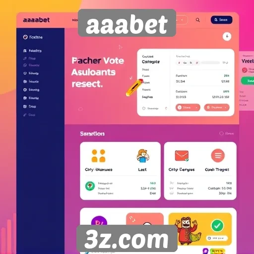 Interface do site aaabet é intuitiva e acessível